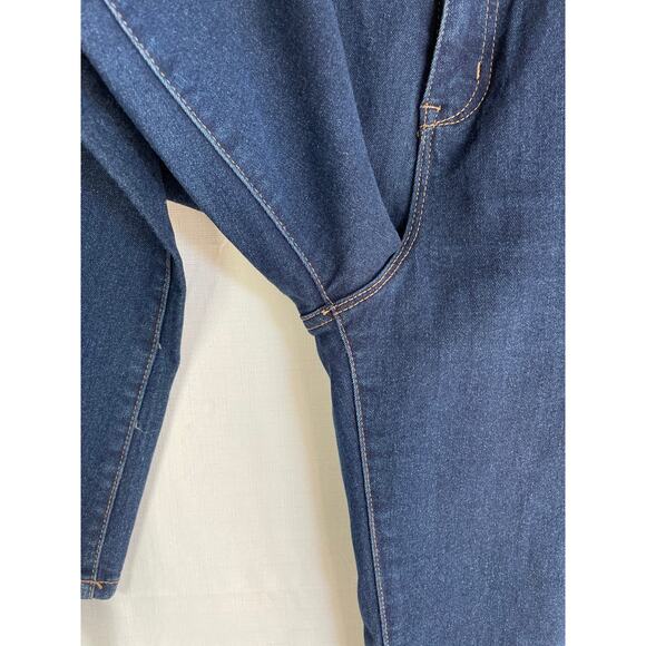 NANETTE LEPORE Belle High Rise Bootcut Denim Jeans Size 12‎ Dark Wash Stretch - Picture 9 of 13